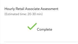 View the job or application status. . What does assessment active mean on walmart application